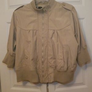Ashley Stewart Bomber jacket 3/4 sleeve 20w
